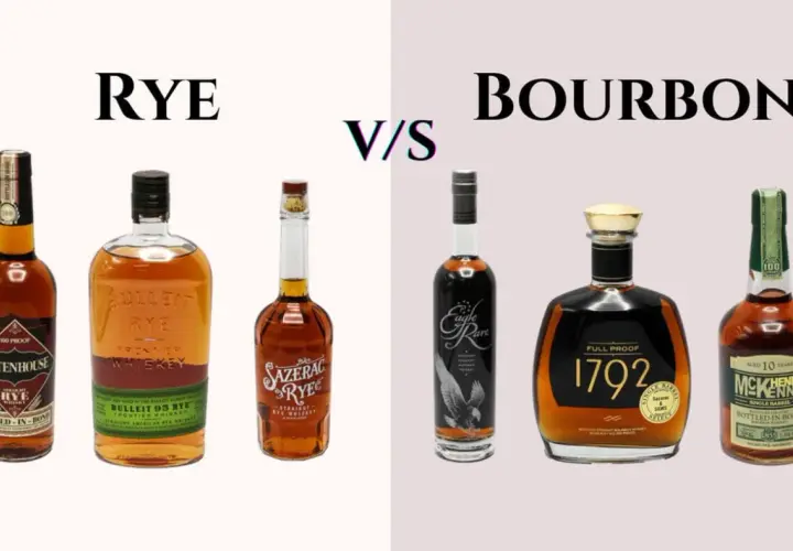Porównanie whiskey: Rye, Bourbon i Tennessee. Różnica między Bourbonem, Tennessee Whiskey a Rye w składzie ziarna jest kluczowa dla smaku.