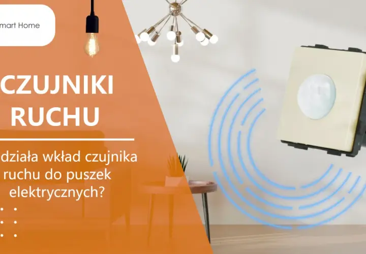 Czujnik ruchu w nowoczesnym wnętrzu. Dowiedz się, jak działa ten inteligentny czujnik.