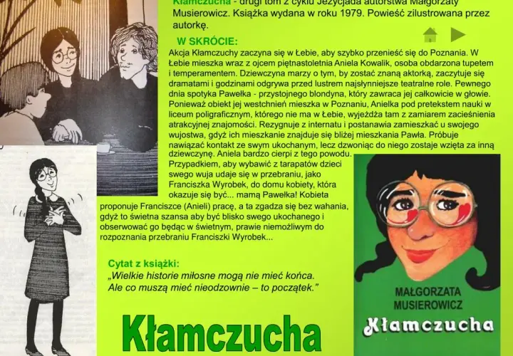 Tajemnica "Kłamczuchy" i "Kwiatu kalafiora": Autorka Małgorzata Musierowicz