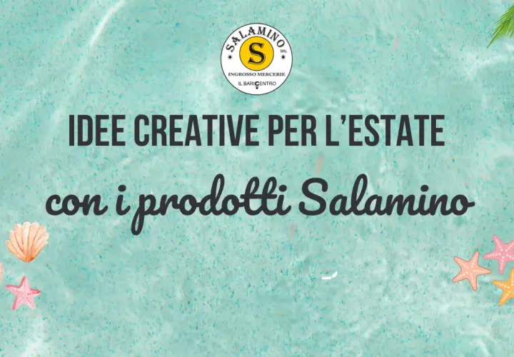 Idee creative per l'estate con i prodotti Salamino, perfetti per ogni occasione, come diversi tipi di colla che uniscono.