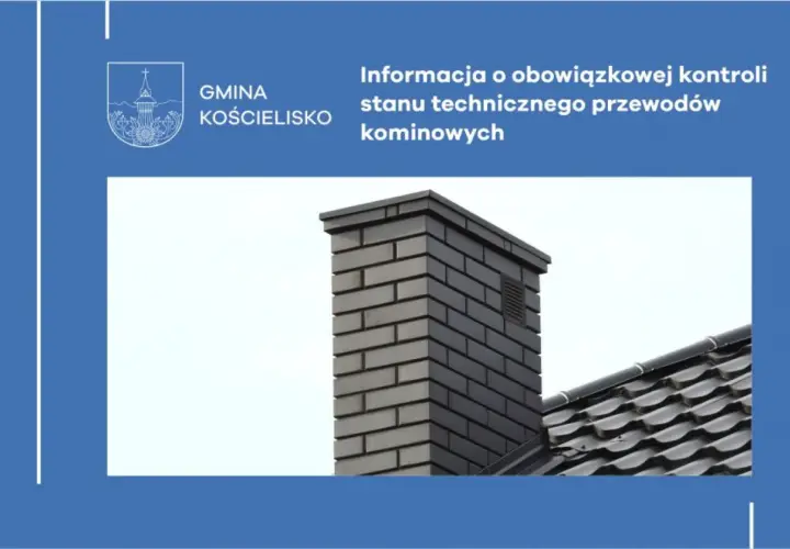 Gmina Kościelisko informuje o obowiązkowej kontroli stanu technicznego przewodów kominowych. Na zdjęciu nowoczesny komin na dachu.