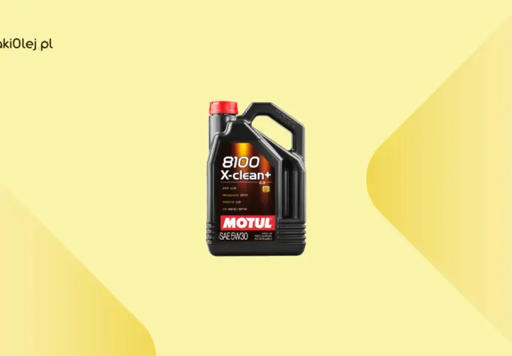 Olej Motul 8100 X-Clean+ 5W30 - klucz do lepszej wydajności silnika