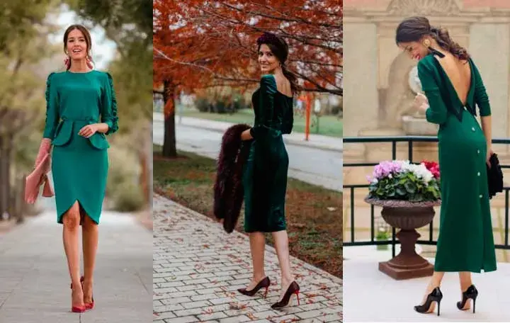 Vestido verde botella: ¿Con qué colores combinarlo? ¡Guía experta!