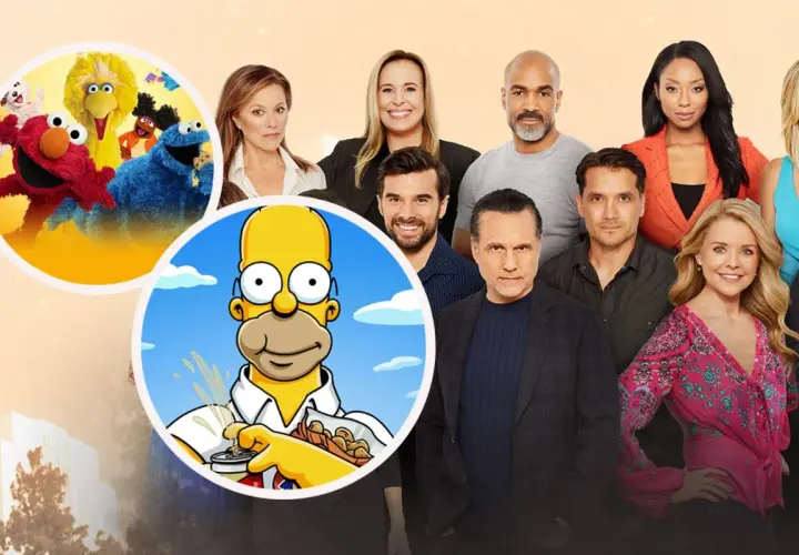 Homer Simpson och Sesame Street-gänget möter skådespelare från såpoperor. Vilken serie har flest avsnitt? Svårt att säga, men dessa karaktärer har många minnen.