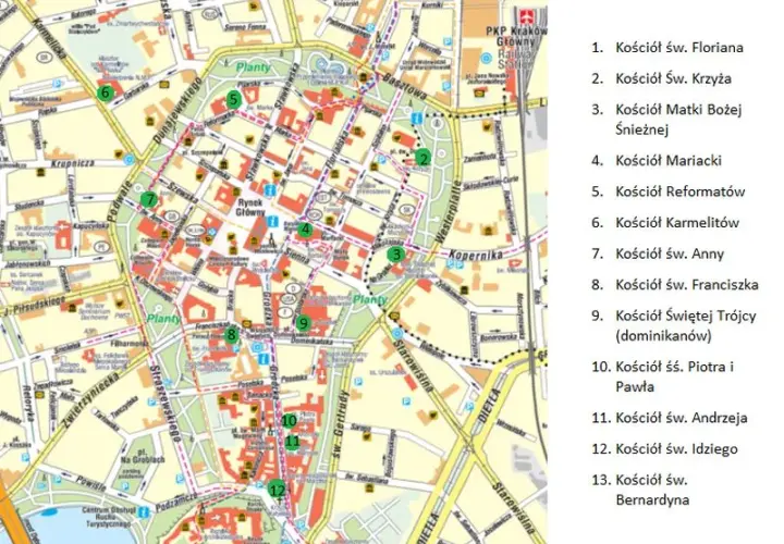 Ile kościołów jest na Starym Mieście w Krakowie? Zaskakujące liczby!