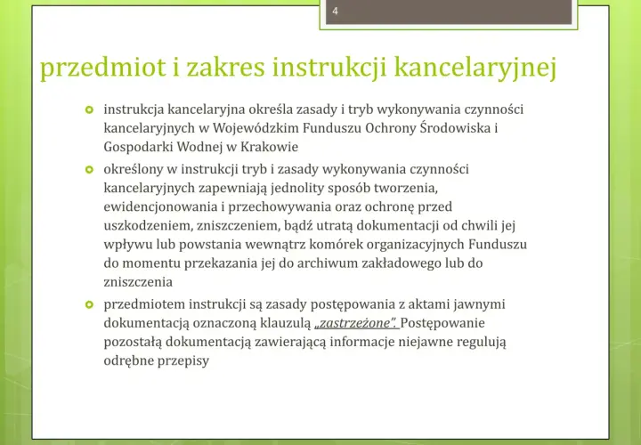 Instrukcja kancelaryjna: Co to jest? Kto musi mieć i dlaczego?