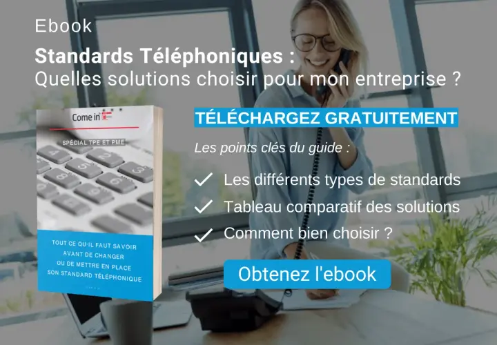 Ebook "Standards Téléphoniques" expliquant la définition et le choix d'une solution pour votre entreprise.