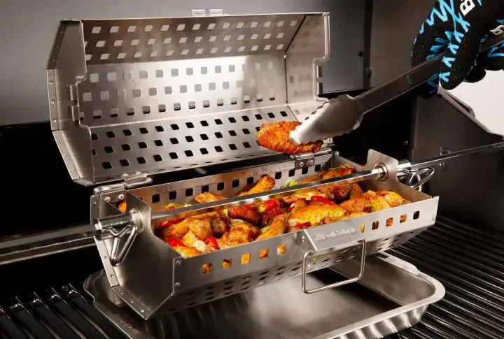 Najlepszy koszyk na grilla - jak ułatwić grillowanie delikatnych potraw