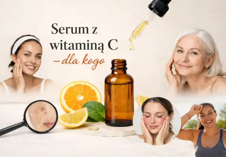 Czy serum z wit C można stosować latem? Młode i dojrzałe kobiety, pomarańcze i cytryny.