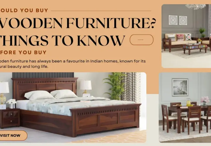Beautiful solid wood material furniture, including a bed, sofa set, and dining set, showcased in a home setting.