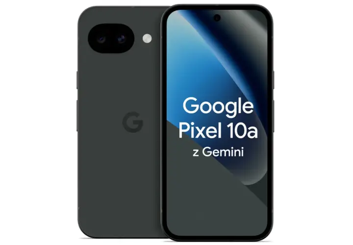 Szukasz telefonu do 2000? Google Pixel 10a z Gemini to świetny wybór. Stylowy, z podwójnym aparatem i logo Google.