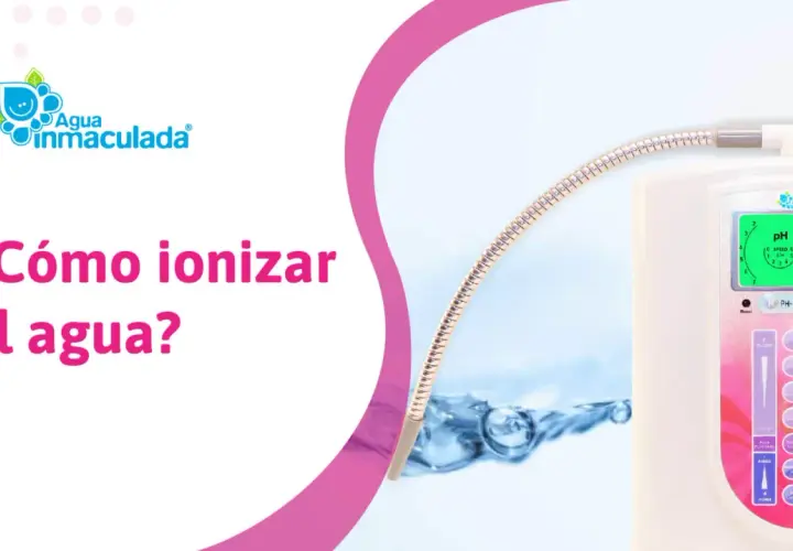 Purificador ionizador y alcalinizador de agua. Aprende cómo ionizar el agua con este dispositivo.