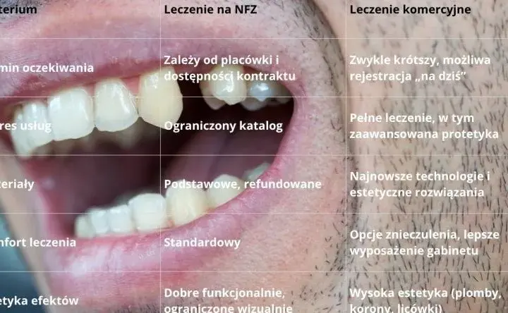 Które zęby można leczyć na nfz? Sprawdź, co obejmuje refundacja