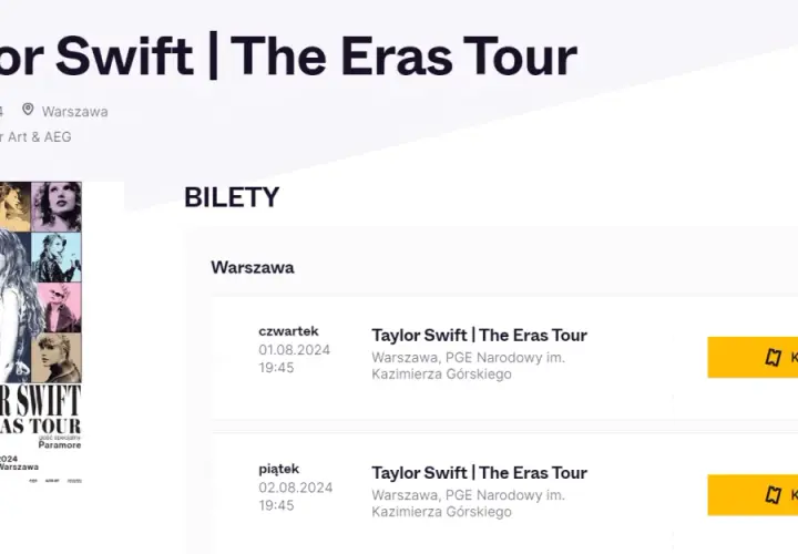 Ile kosztuje bilet na koncert Taylor Swift? Ceny, które zaskoczą