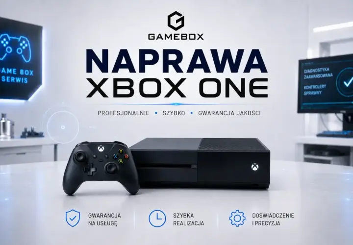 Profesjonalna naprawa Xbox One w Game Box. Szybko, sprawnie i z gwarancją jakości. Twoja konsola znów będzie działać jak nowa!