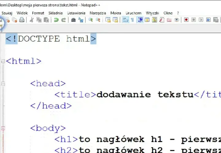 Jak zrobić stronę internetową w HTML - prosty wzór do wykorzystania