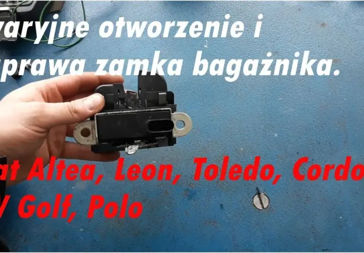 Naprawa zamka bagażnika Golf 4: poradnik, koszty, DIY