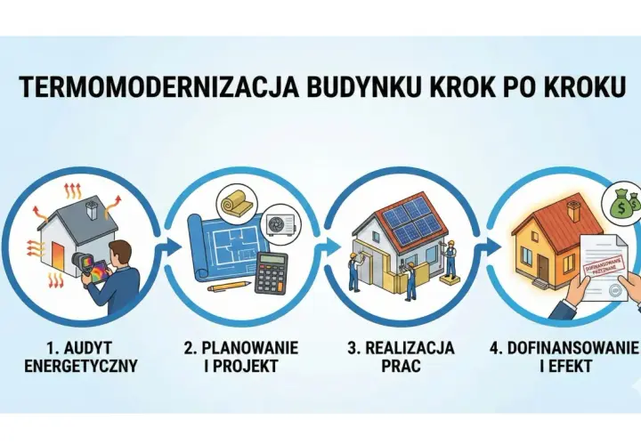 Termomodernizacja budynku: Pełny zakres prac, dotacje i zyski