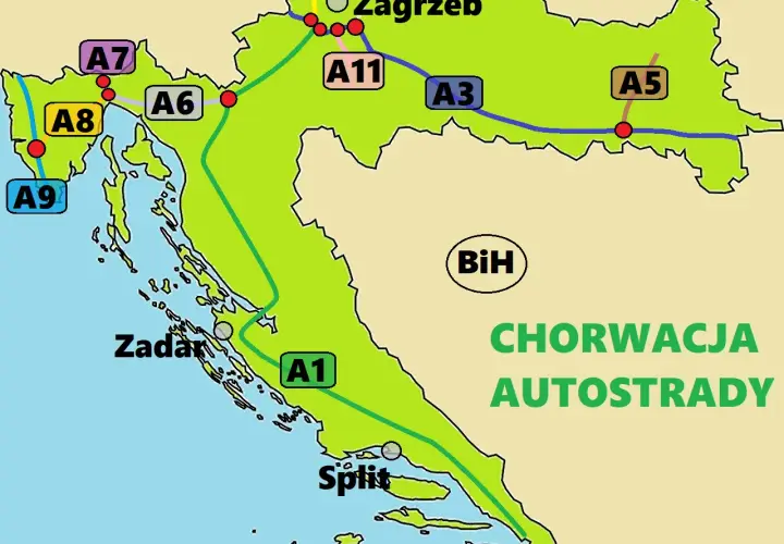 Trasa do Chorwacji 2024: Która najlepsza? Koszty, czas, winiety