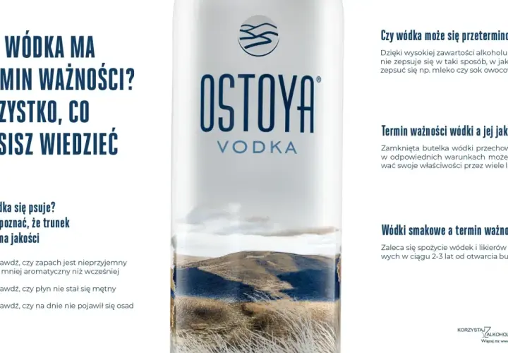 Czy alkohol ma termin ważności? Dowiedz się, jak rozpoznać, że wódka straciła na jakości i czy można ją przeterminować.