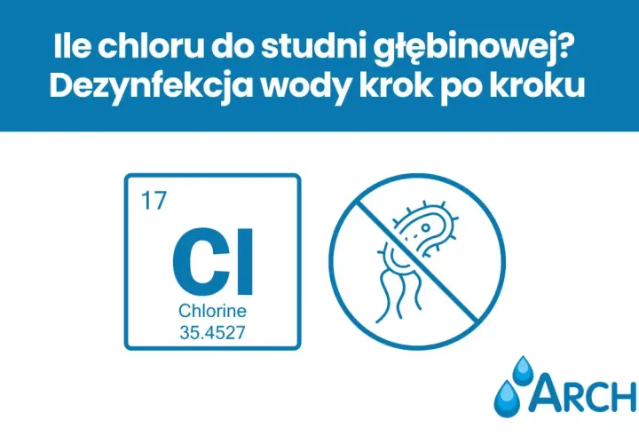 Ile chloru do studni głębinowej? Symbol Cl i zakaz bakterii. Dezynfekcja wody krok po kroku.