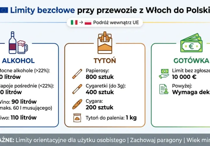Ile alkoholu w Schengen? Sprawdź limity i uniknij kar!