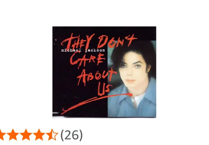 Michael Jackson w okładce singla "They Don't Care About Us".