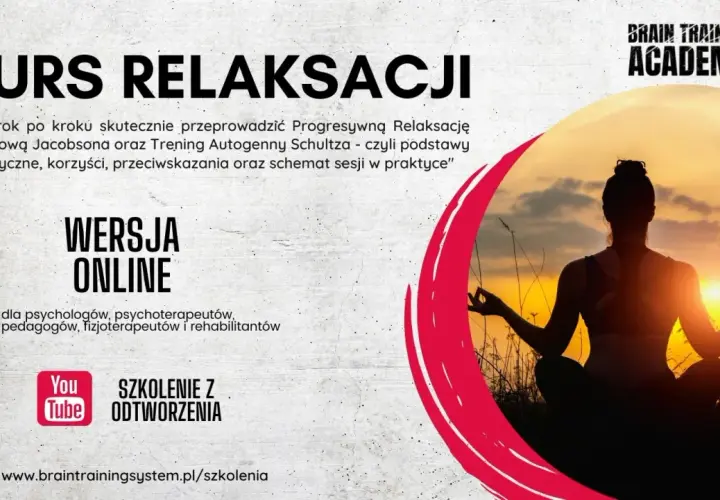 Kurs relaksacji online. Naucz się Treningu Autogennego Schultza, by osiągnąć spokój. Idealny dla specjalistów.