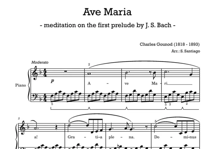 Partytura "Ave Maria" Schuberta: Darmowe nuty i idealna tonacja?