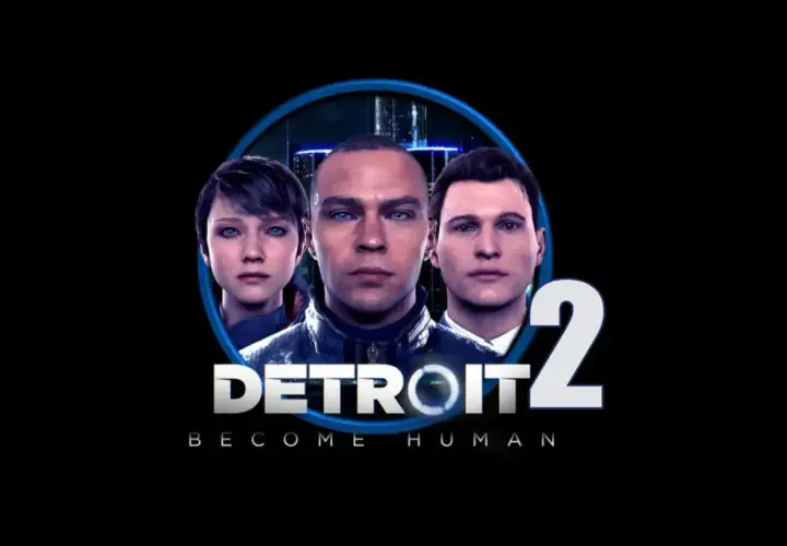 Trzech androidów z Detroit Become Human 2: Kara, Connor i Markus, wpatrują się w przyszłość.