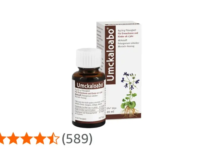 Umckaloabo Tropfen mit Pelargonium-sidoides-Wurzel-Auszug zur Unterstützung bei Erkältungssymptomen. Die umckaloabo wirkung ist bekannt.