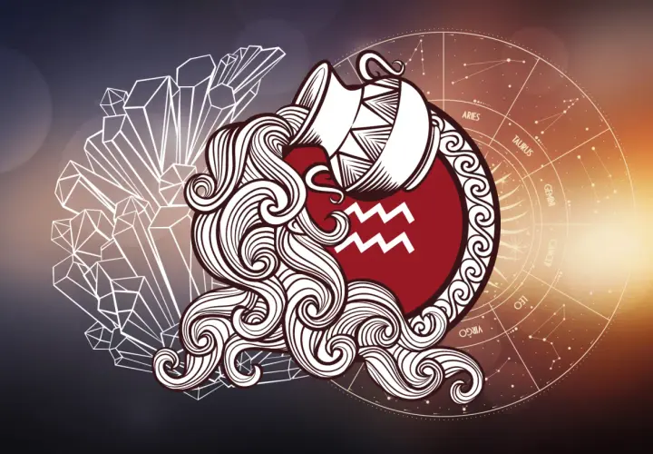 Symbol Wodnika, kryształy i koło zodiaku. Czy Twoja data urodzenia a czakry są ze sobą powiązane?