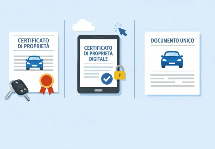 Scopri come scaricare il certificato di proprietà auto digitale. Documenti e chiavi auto in un'unica soluzione sicura.