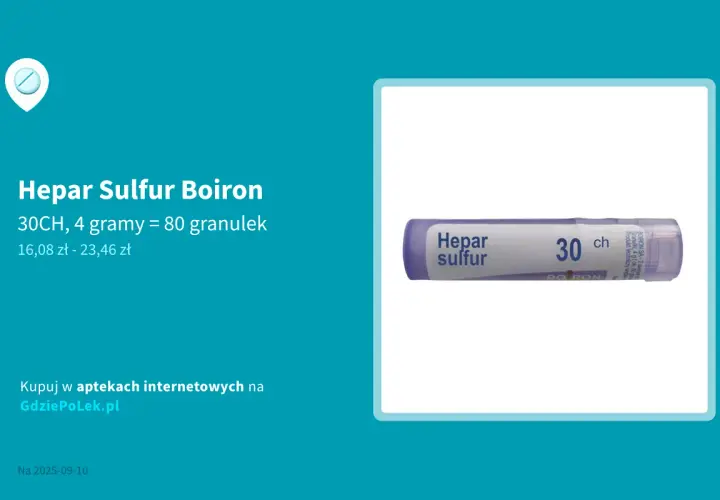 Hepar sulfur homeopatia - skuteczne zastosowanie i dawkowanie leku