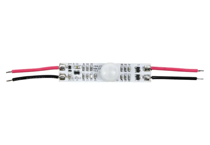 Moduł czujnika ruchu z przewodami, idealny do automatycznego włączania taśmy LED.