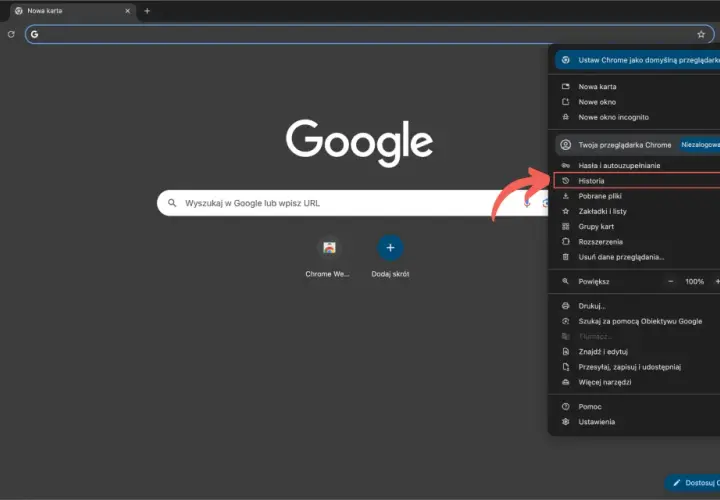 Jak usunąć historię przeglądarki Google i chronić swoją prywatność