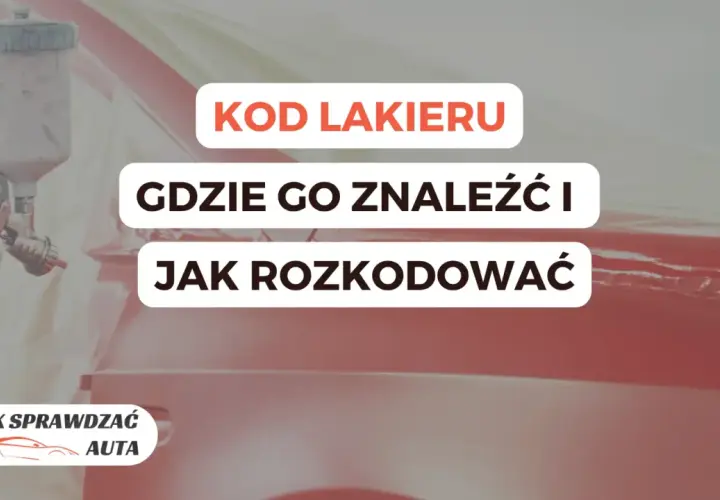 Jak znaleźć i rozszyfrować kod lakieru po VIN dla VW. Pistolet lakierniczy w akcji.
