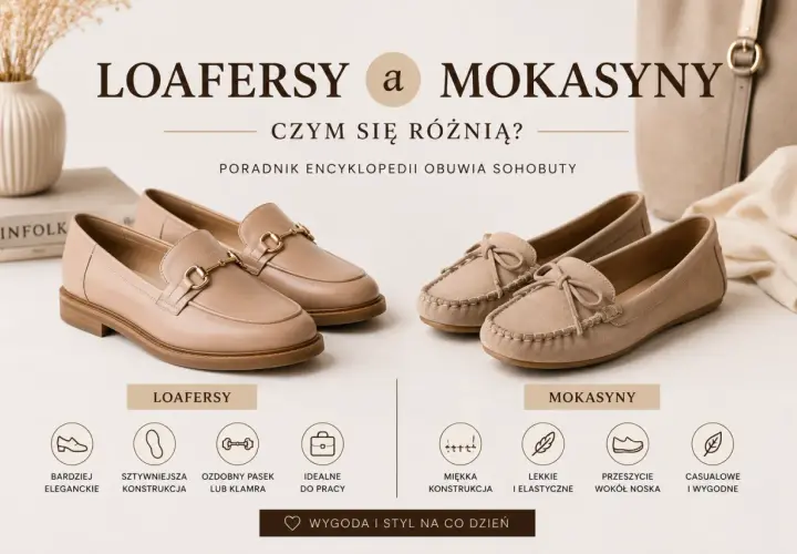 Eleganckie loafersy i casualowe mokasyny – porównanie stylów i wygody. Odkryj różnice między tymi popularnymi butami.