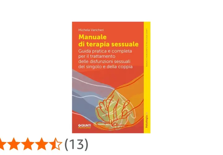 Copertina del "Manuale di terapia sessuale" di Michela Vancheri, che affronta i disturbi sessuali psicologici con approccio pratico per singolo e coppia.