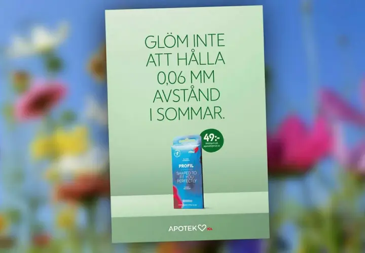 Sommaren är här, glöm inte att hålla 0,06 mm avstånd. En påminnelse om säkerhet, som en film om den blomstertid nu kommer.