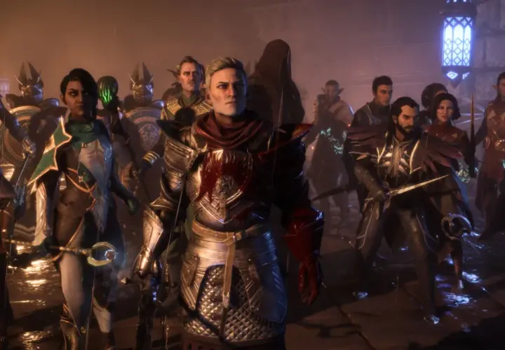 Grupa bohaterów z Dragon Age: Veilguard, gotowa do walki. Czekamy na recenzje na Metacritic!