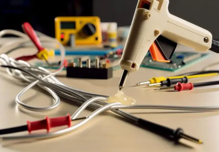 Klej na gorąco przewodzi prąd? Bezpieczne zastosowanie w elektronice