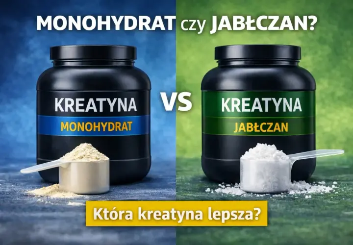 Monohydrat czy jabłczan? Dwa rodzaje kreatyny w proszku, porównanie. Która kreatyna lepsza?