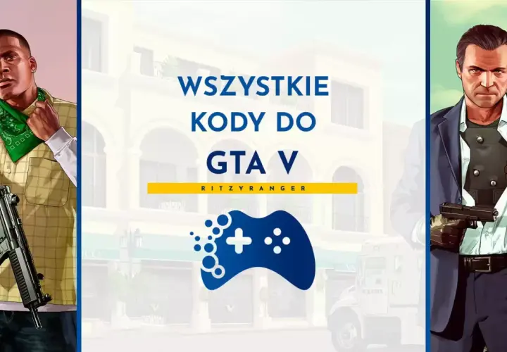 Postacie z GTA V, Franklin i Michael, prezentują wszystkie kody do gry, w tym te na kasę.
