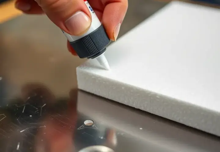 Jak skutecznie przykleić styropian do blachy w garażu bez problemów