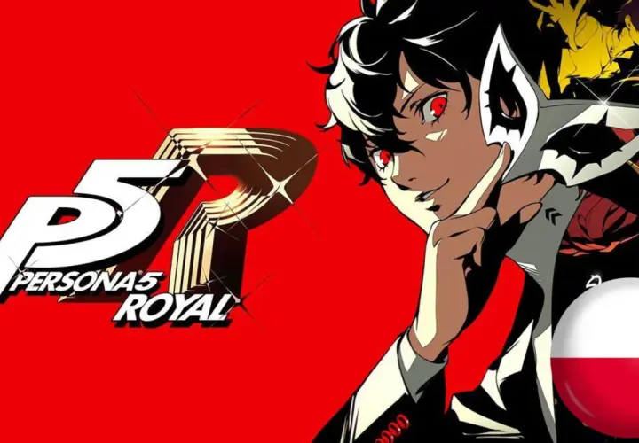 Joker z Persony 5 Royal z polską flagą, zapowiedź polskiej wersji językowej.