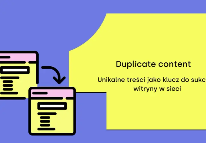 Jak sprawdzić duplicate content? Ikony symbolizują kopiowanie treści. Unikalne teksty to klucz do sukcesu w sieci.