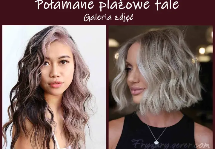 Dwie kobiety z pożądanymi, pożądanymi falami na włosach. Jedna ma długie, dwukolorowe włosy, druga krótkie, blond.