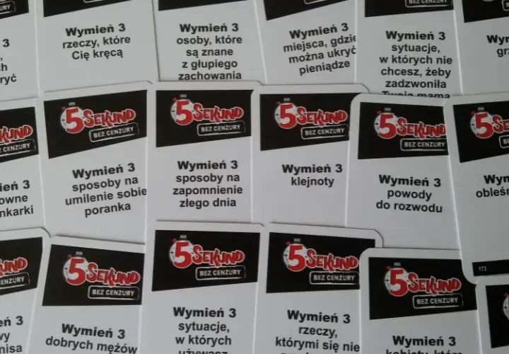  Pytania 5 sekund - 1000 pytań na randkę lub imprezę w 5 sekund 💥 Nowe pytania codziennie!