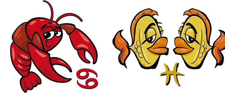 Zgodność znaków zodiaku Ryby i Rak - miłość i przyjaźń